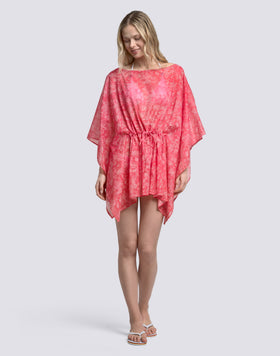 VESTIDO DE MUJER CON MANGA DE MARIPOSA Y ESTAMPADO HIBI PAISLEY