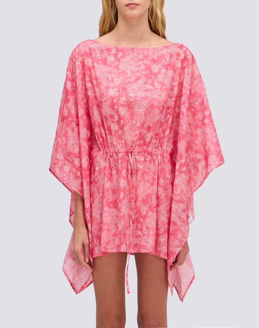 VESTIDO DE MUJER CON MANGA DE MARIPOSA Y ESTAMPADO HIBI PAISLEY