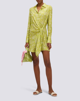 VESTIDO CAMISA DE MUJER DE VISCOSA CON ESTAMPADO HIBI PAISLEY