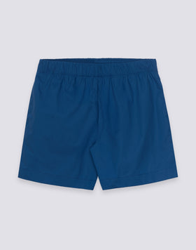 SHORTS DONNA A VITA ELASTICATA IN POPELINE DI COTONE