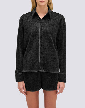 CAMISA DE MANGA LARGA DE MUJER EN LUREX