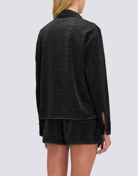 CAMISA DE MANGA LARGA DE MUJER EN LUREX