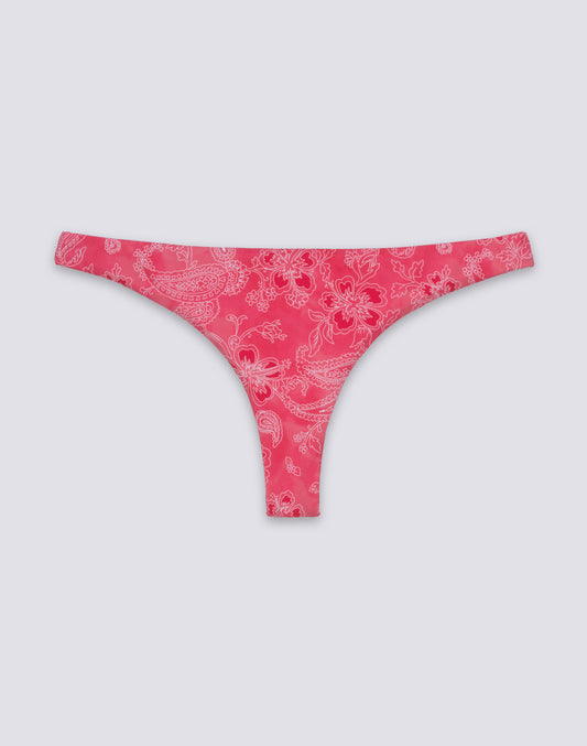 SANIBELI - PAISLEY BANDANA PATTERN BIKINI BOTTOMS