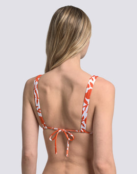 MARVA - HAUT DE BIKINI TRIANGLE AMÉRICAIN IMPRIMÉ PATCHY FLOWERS