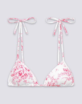ARIZONA - TOP DE BIKINI BRALETTE AJUSTABLE ROSE DE JOIE