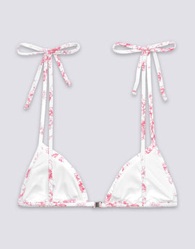 ARIZONA - TOP DE BIKINI BRALETTE AJUSTABLE ROSE DE JOIE