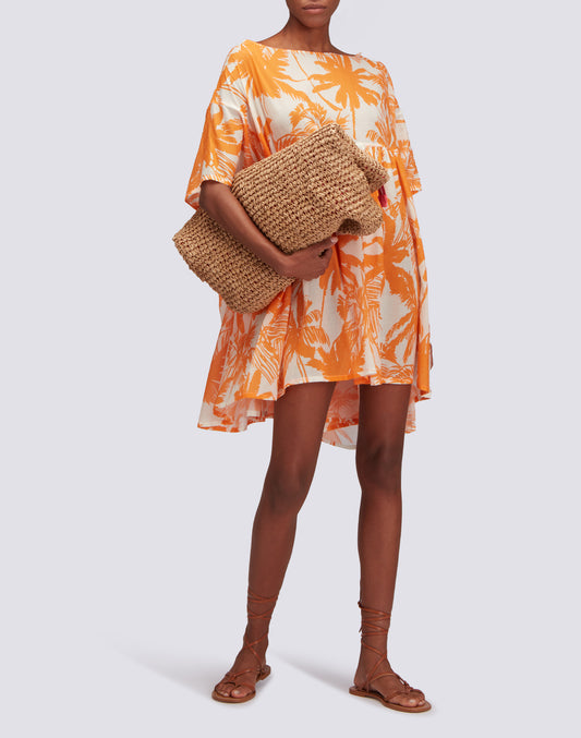 TROPIC SAVANNAH PRINT SHORT DRESS