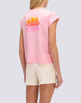 WOMEN'S T-SHIRT WITH GRADIENT PRINT