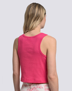 CROP TOP CON LOGOTIPO BORDADO