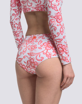 IPANEMA - BIKINI SLIP CULOTTE DE CINTURA ALTA ESTAMPADO SK23