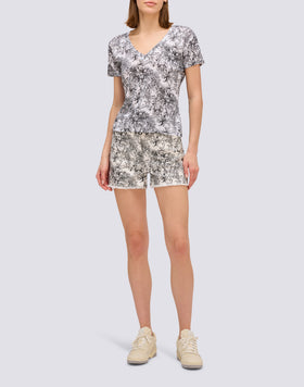 SHORT IMPRIMÉ FLEUR DE JOIE