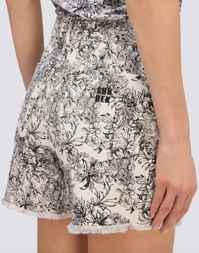 SHORT IMPRIMÉ FLEUR DE JOIE