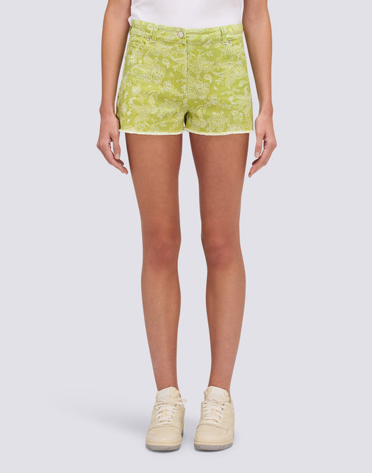 PANTALONES CORTOS DE MUJER CON ESTAMPADO HIBI PAISLEY