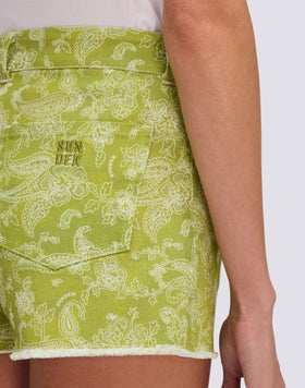 PANTALONES CORTOS DE MUJER CON ESTAMPADO HIBI PAISLEY