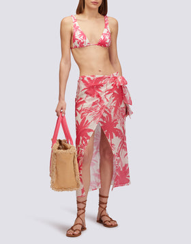 PAREO WITH TROPIC SAVANNAH PRINT