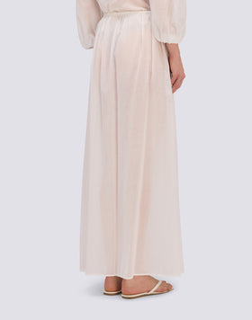 LONG COTTON VOILE SKIRT