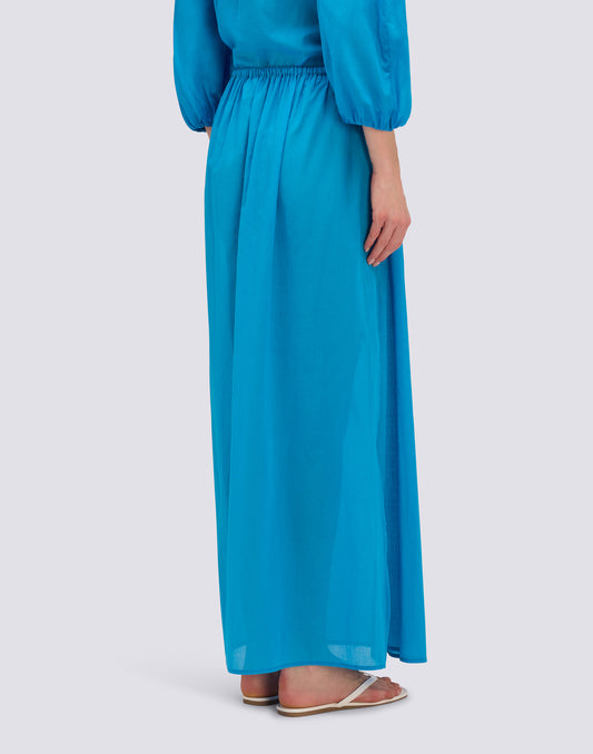 GONNA LUNGA IN VOILE DI COTONE
