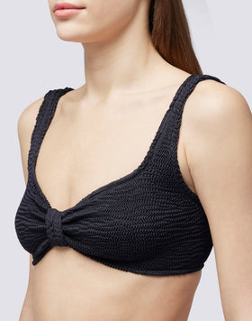 TOP BRALETTE EN TEJIDO ESTAMPADO