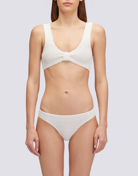 TOP BRALETTE EN TEJIDO ESTAMPADO