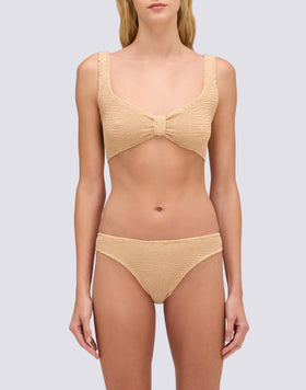 TOP BRALETTE IN TESSUTO GOFFRATO
