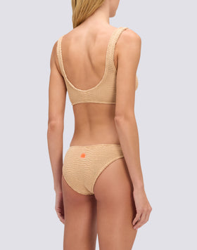TOP BRALETTE IN TESSUTO GOFFRATO