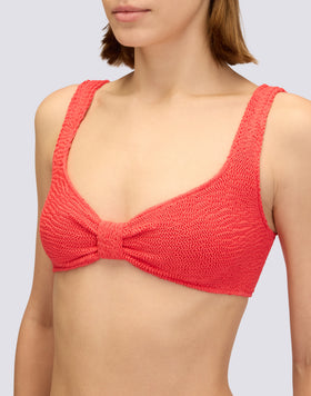 TOP BRALETTE EN TEJIDO ESTAMPADO