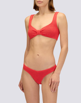 TOP BRALETTE EN TEJIDO ESTAMPADO