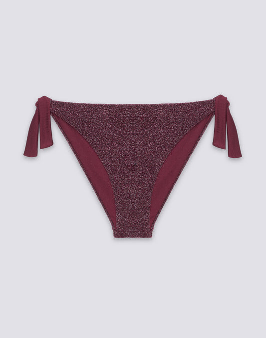 BEA - LUREX BIKINI BOTTOMS WITH ADJUSTABLE SIDES