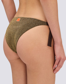 BEA - BIKINI SLIP CON FIANCHI REGOLABILI IN LUREX