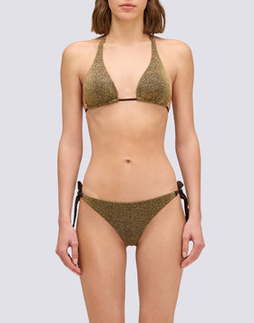 BEA - BIKINI SLIP CON FIANCHI REGOLABILI IN LUREX