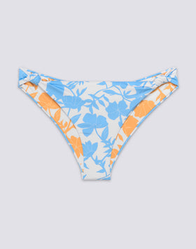 GISELLE - SLIP DE BIKINI À TAILLE FIXE AVEC IMPRIMÉ PATCHY FLOWERS