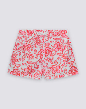 COAST - REPREVE® HIBISCUS SK23 PRINT BEACH SHORTS