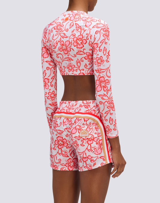 COAST - PANTALÓN DE MAR REPREVE® CON ESTAMPADO HIBISCUS SK23