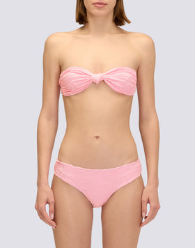 GARDNER BIKINI TOP A FASCIA IN SPUGNA E MOTIVO SK23
