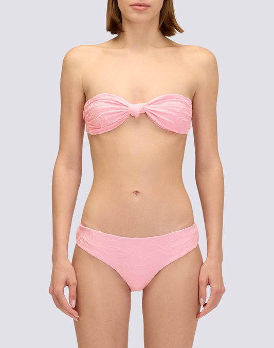 GARDNER BIKINI TOP A FASCIA IN SPUGNA E MOTIVO SK23