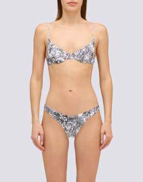 LOREN - BIKINI TAILLE HAUTE FLEUR DE JOIE
