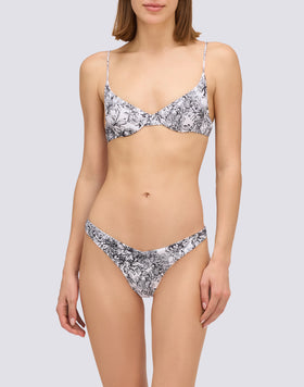 LOREN - BIKINI TAILLE HAUTE FLEUR DE JOIE