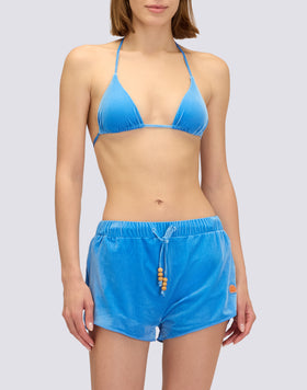 HAYWORTH - VELVET SHORTS SWIMSUIT