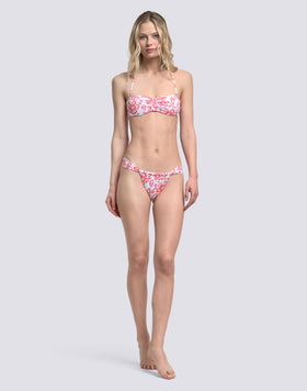 IONI - TOP DE BIKINI CON BANDA AJUSTABLE EN LA NUCA ESTAMPADO SK23