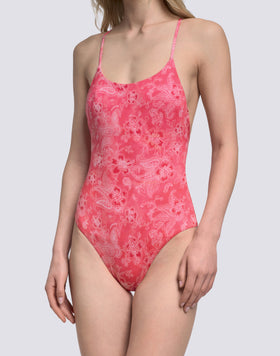 MAILLOT DE BAIN ENTIER MOTIF HIBI PAISLEY BANDANA