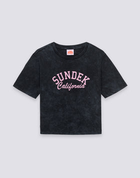 WOMEN'S CROPPED VINTAGE WASH T-SHIRT
