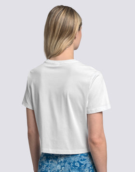 WOMEN'S CROPPED VINTAGE WASH T-SHIRT