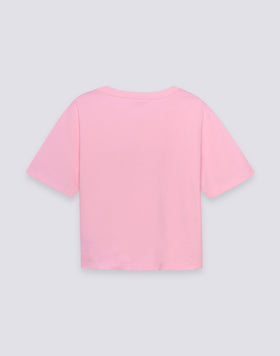 CAMISETA CROPPED DE MUJER CON LAVADO VINTAGE