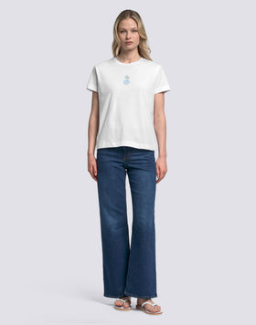 WOMEN'S GOOD VIBES ONLY PRINT T-SHIRT