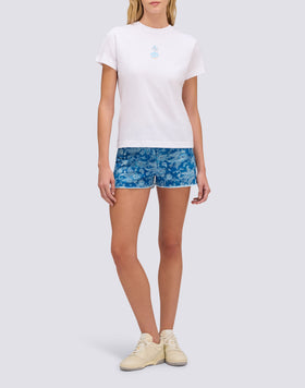 WOMEN'S GOOD VIBES ONLY PRINT T-SHIRT