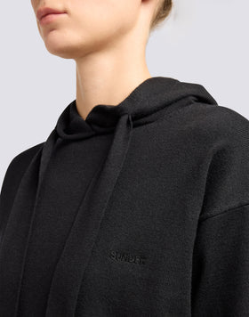 FELPA DONNA IN MAGLIERIA CON LOGO RICAMATO