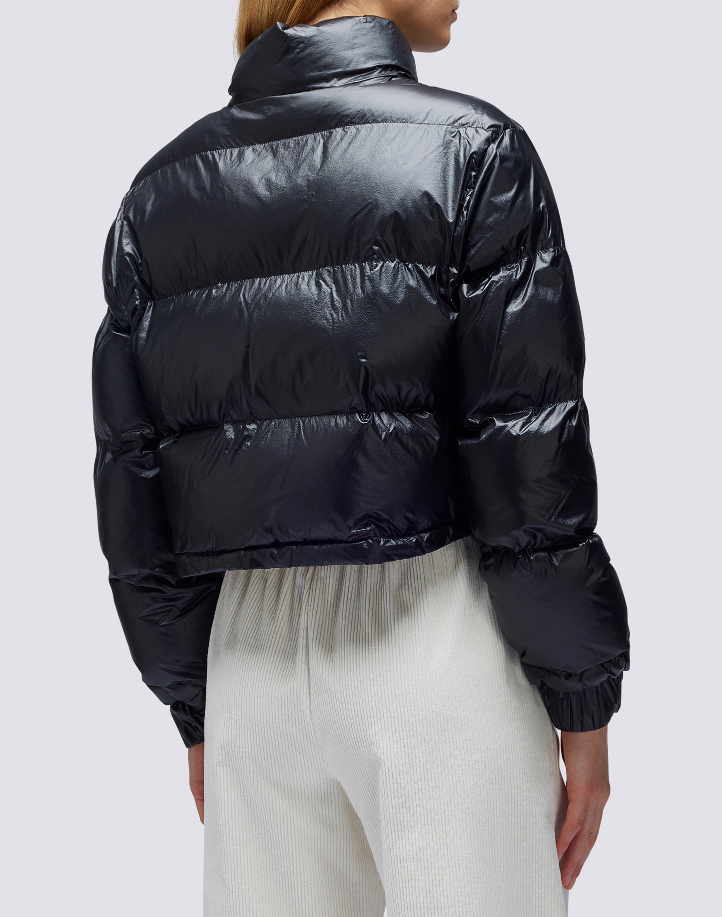 ZIPPERED SHORT PUFFED JACKET