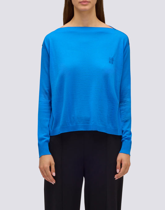 MAGLIONE DONNA IN LANA A GIROCOLLO