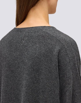 MAGLIONE DONNA IN LANA CON SCOLLO A V