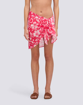COTTON VOILE SARONG WITH SK23 PRINT
